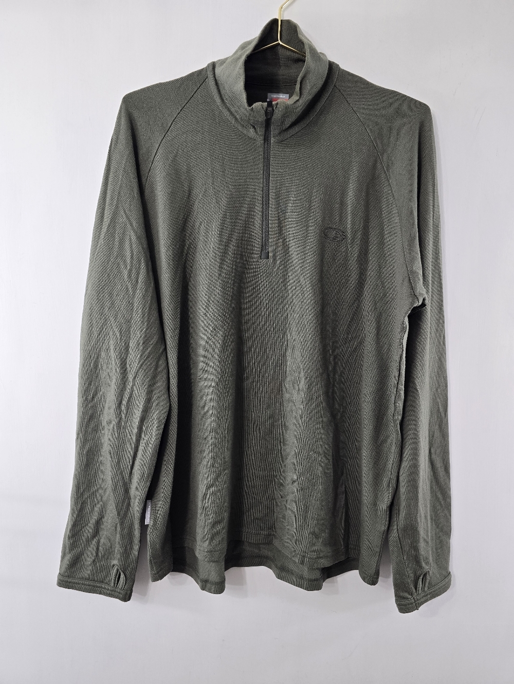 Icebreaker Bodyfit 260 Merino Wool Half Quarter Zip Mockneck Base Layer Sweater